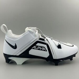 Nike Alpha Menace Pro 3 Low Football Cleats Men Size 11.5 Wide FJ6843-100 NEW
